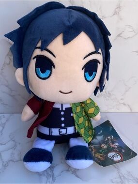 Demon Slayer Gigi Tomika Plush Toy Anime Kimetsu No Yaiba 8” NWT